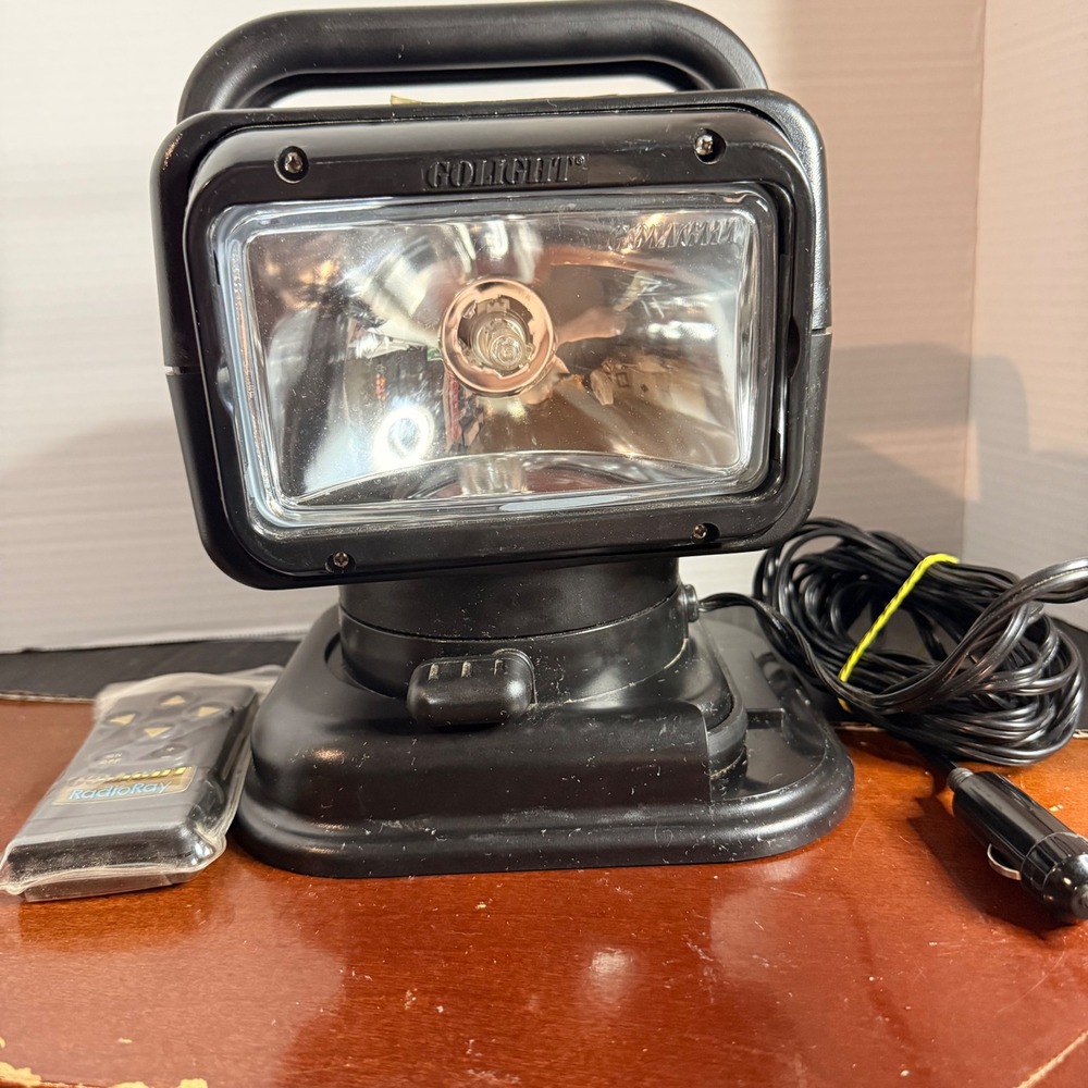 GoLight RadioRay Remote Control Spotlight Searchlight 12V w/ Remote Tested Works